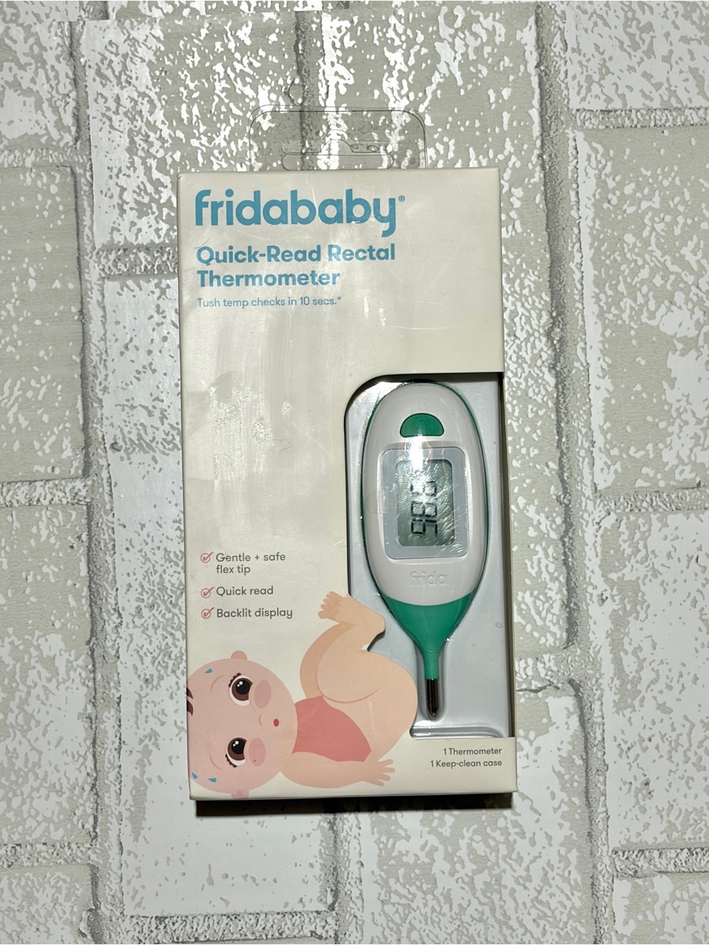 fridababy Quick-Read Rectal Thermometer NEW in Package! Gentle and Safe!